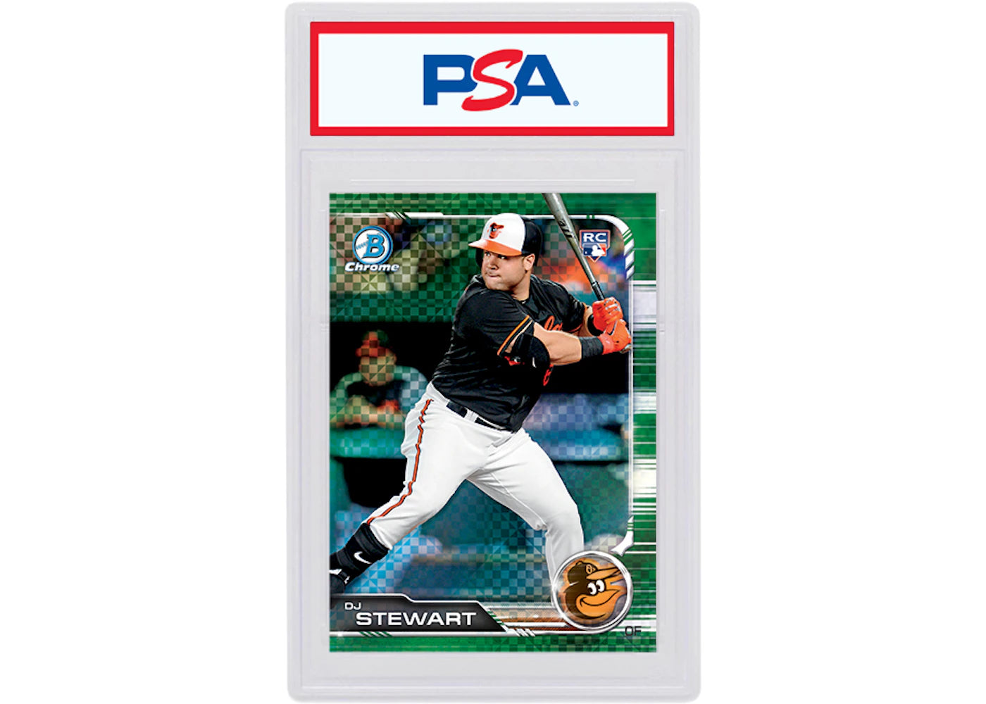 DJ Stewart 2019 Bowman Chrome X Rookie Green X-Fractor /31 #9 (PSA or BGS Graded)