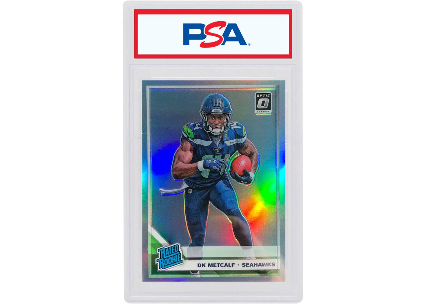 DK Metcalf 2019 Panini Donruss Optic Rookie Holo #163 (PSA or BGS Graded)