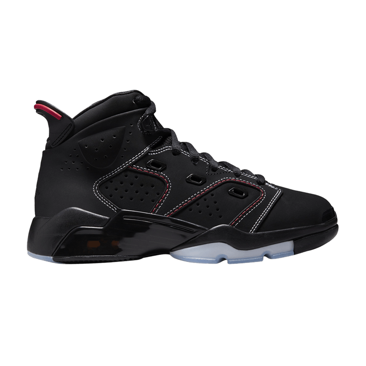 Jordan 6-17-23 Black White Red Contrast Stitching (GS)
