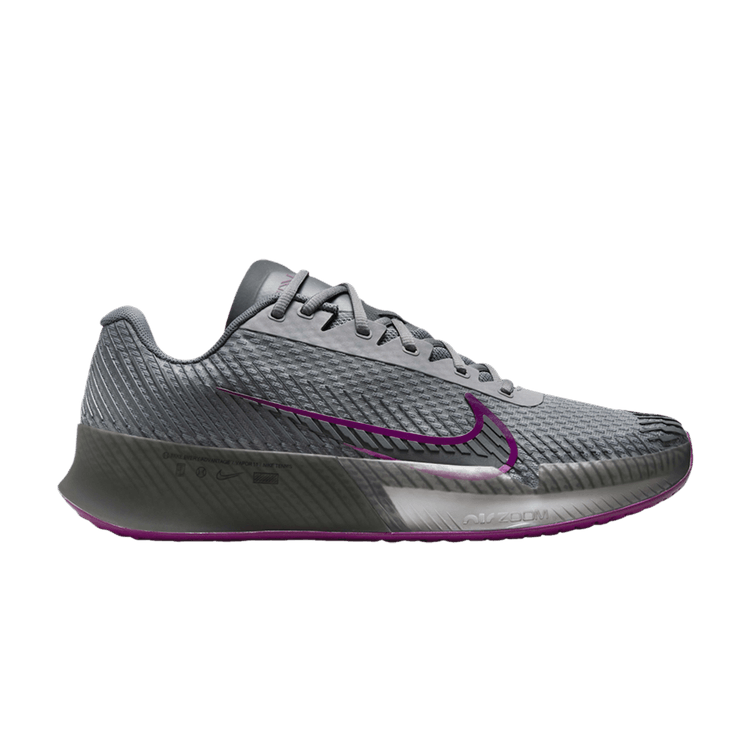 Nike Court Air Zoom Vapor 11 HC Smoke Grey Dark Smoke Grey Sangria Black