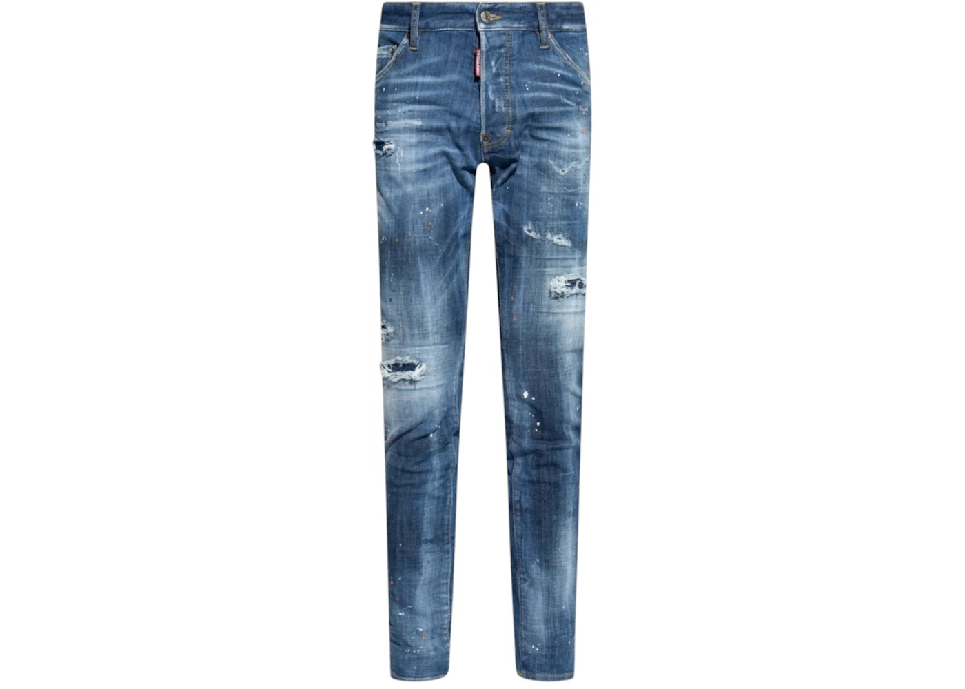 Dsquared2 Cool Guy Jean Reinforced Ripped Wash Jeans Blue