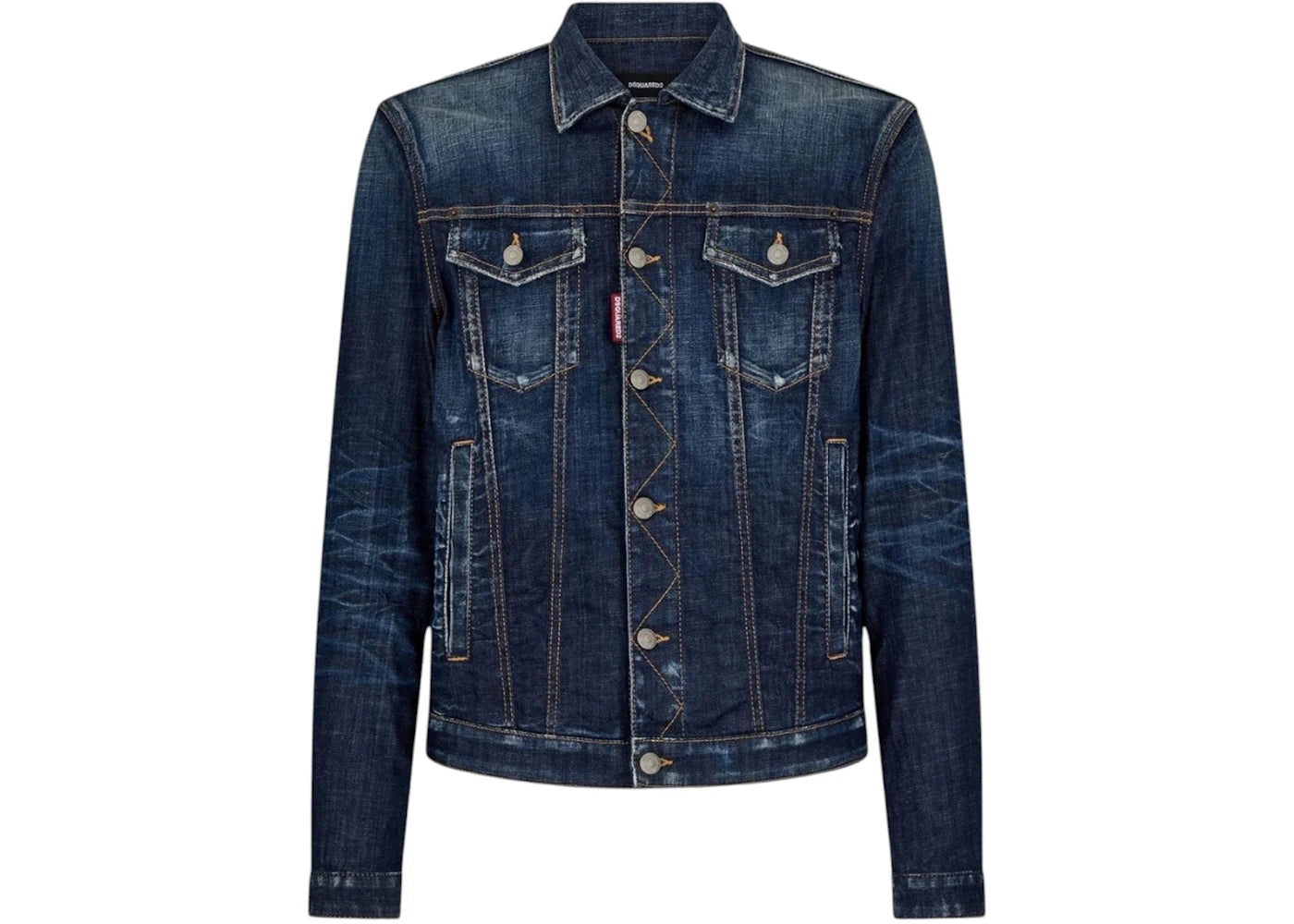Dsquared2 Dark Navy Denim Jacket Blue