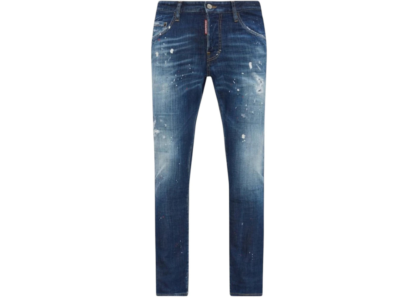 Dsquared2 Skater Jean Paint Splatter Jeans Blue