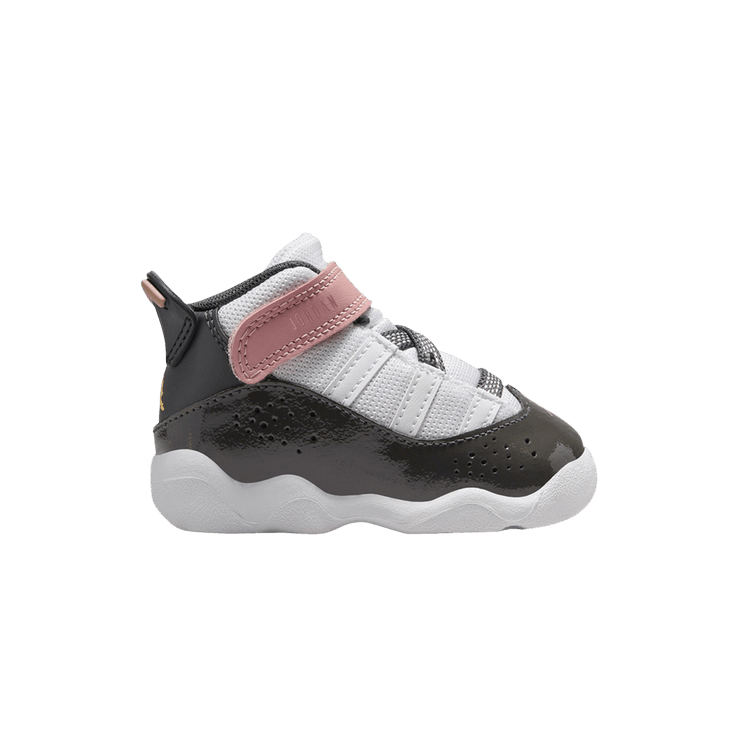 Jordan 6 Rings White Red Stardust Vapor Green Anthracite (TD)