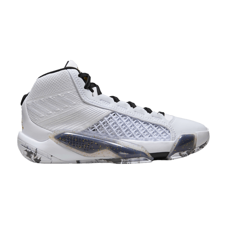 Jordan 38 White Black Pure Platinum Metallic Gold (GS)