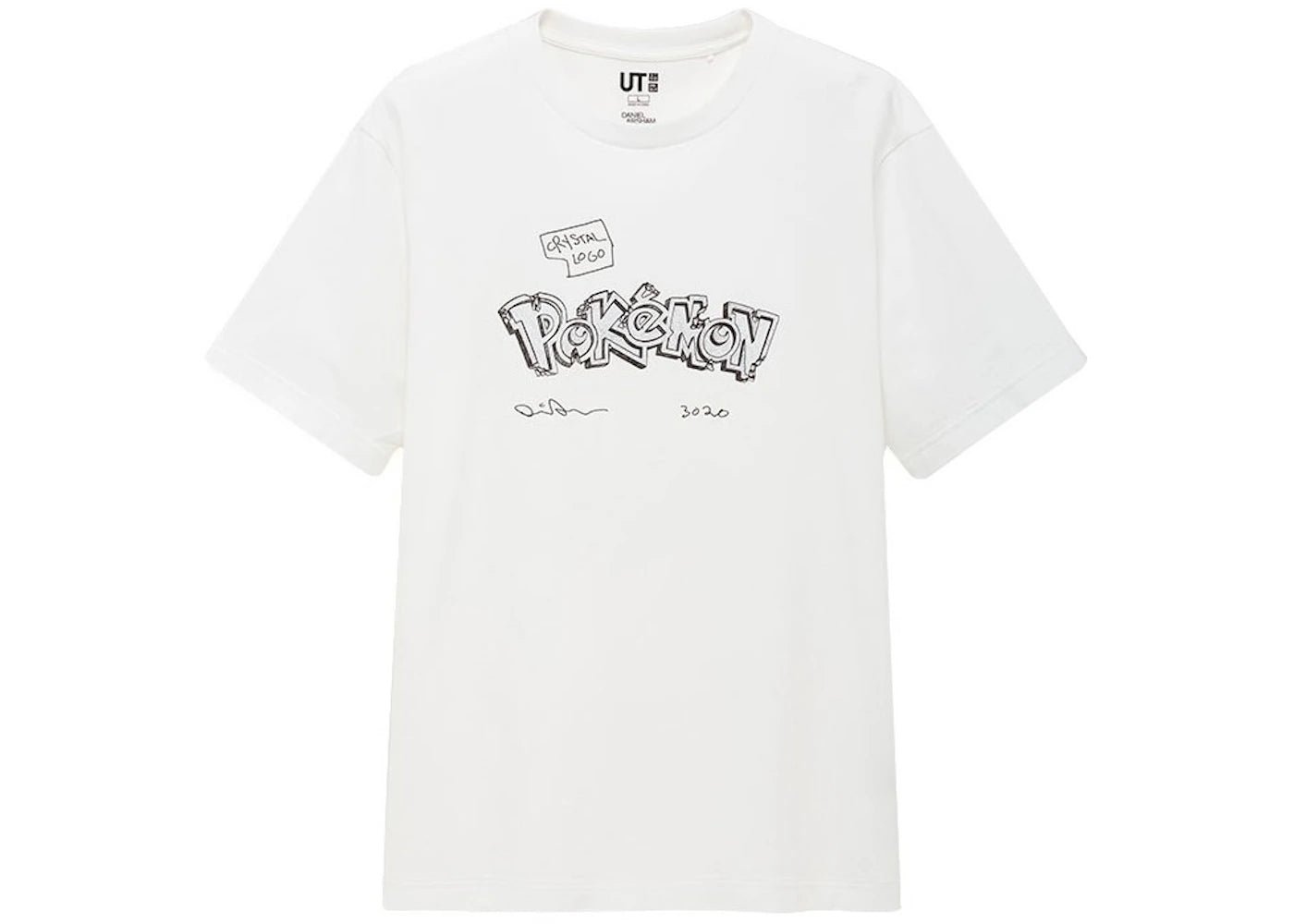 Daniel Arsham x Pokemon x Uniqlo Crystal Logo Tee (Japanese Mens Sizing) White