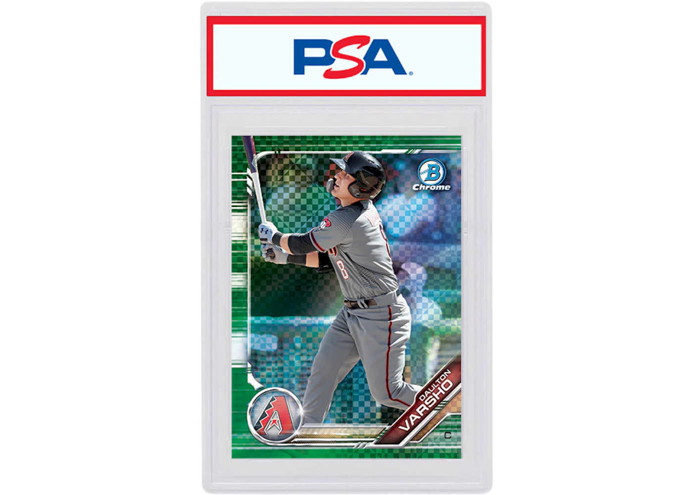 Daulton Varsho 2019 Bowman Chrome X Green X-Fractor /31 BCP-179 (PSA or BGS Graded)