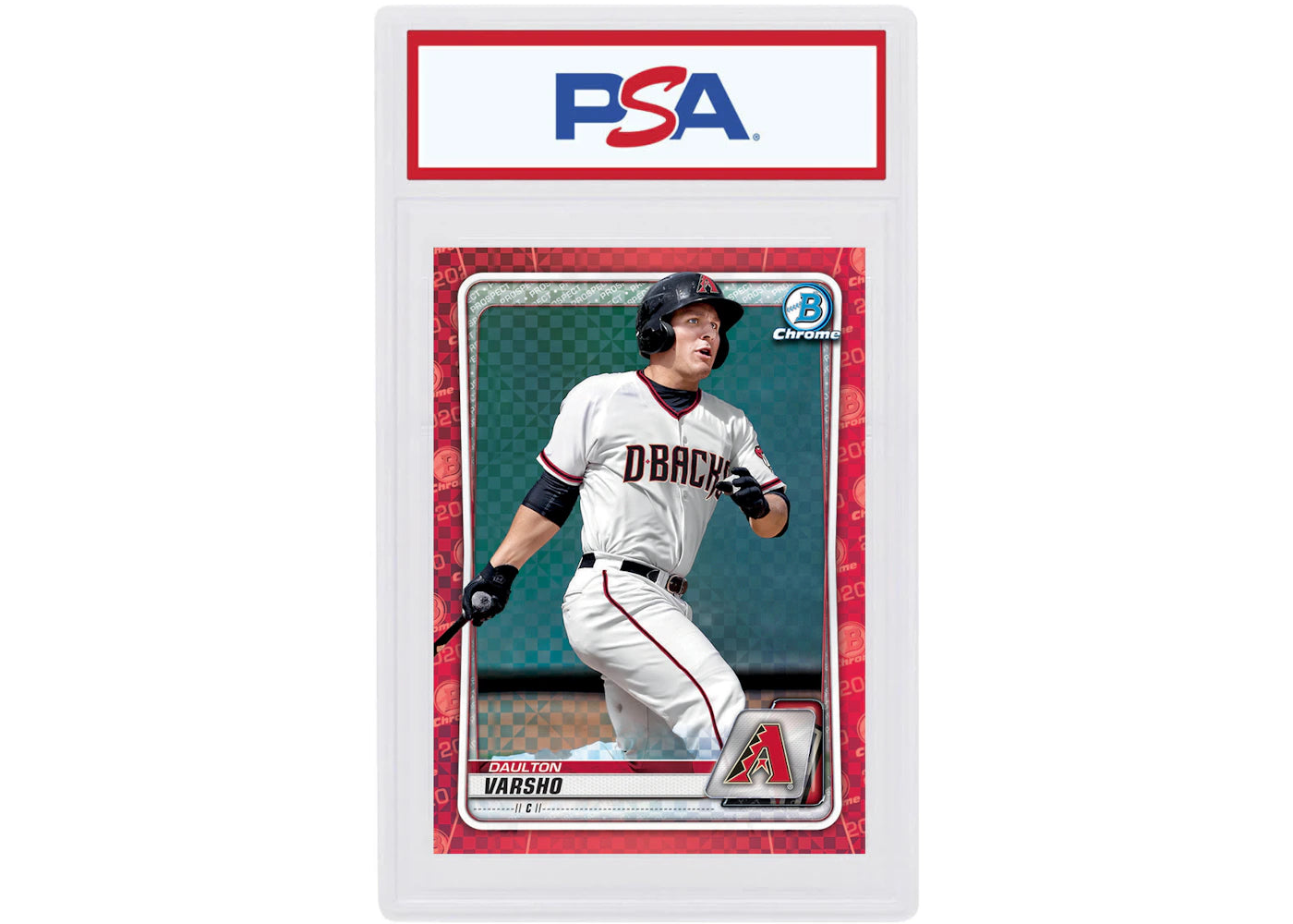 Daulton Varsho 2020 Bowman Chrome X Red X-Fractor 1/1 #BCP-181 (PSA or BGS Graded)