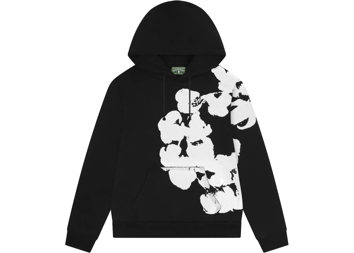 Denim Tears Big Cotton Wreath Sweatshirt Black