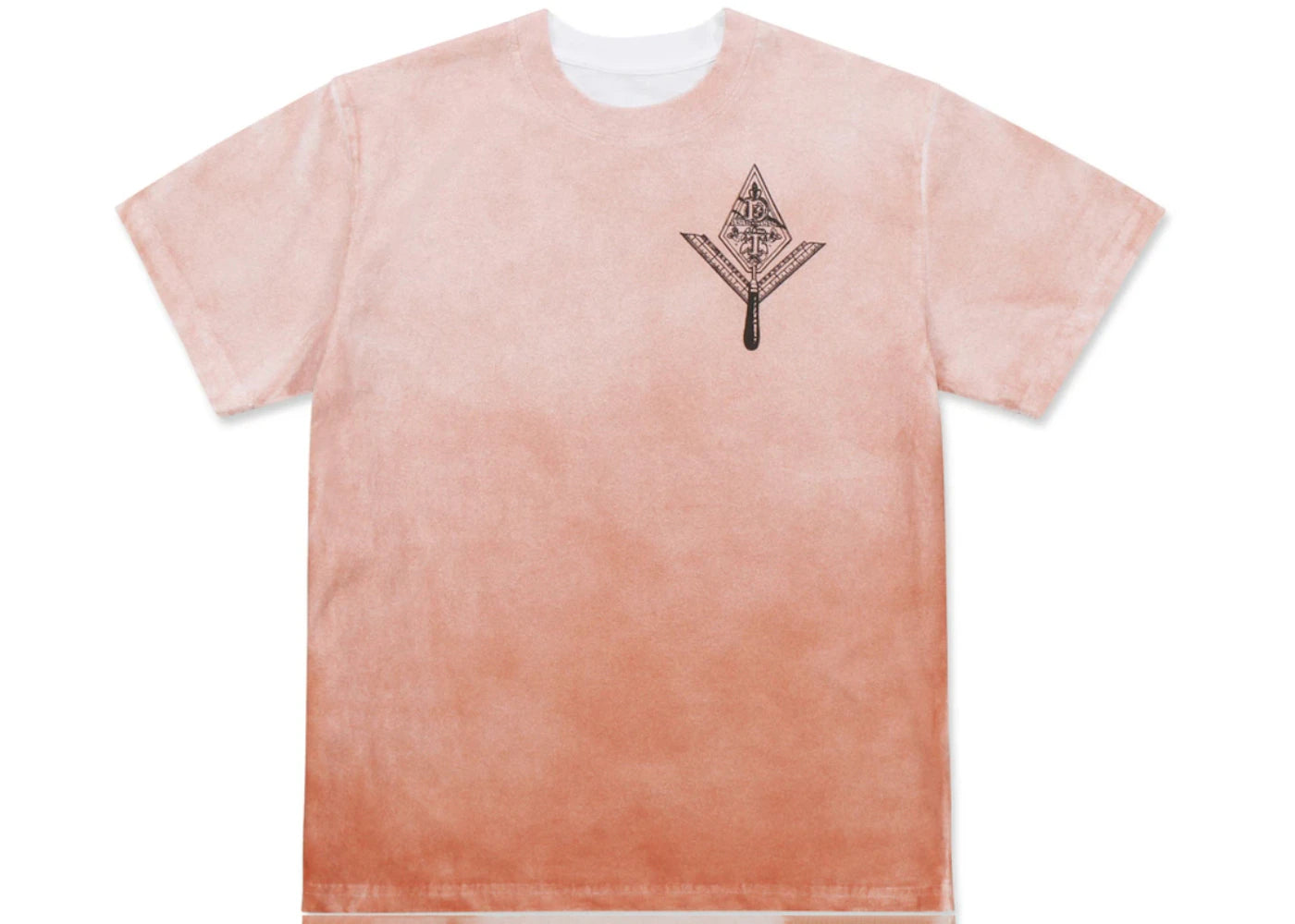 Denim Tears Brick Mason T-shirt White/Red Clay