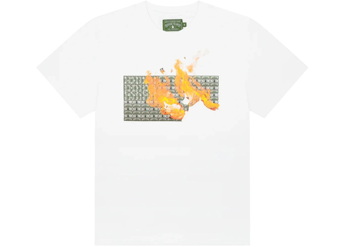 Denim Tears Burn It Tee White