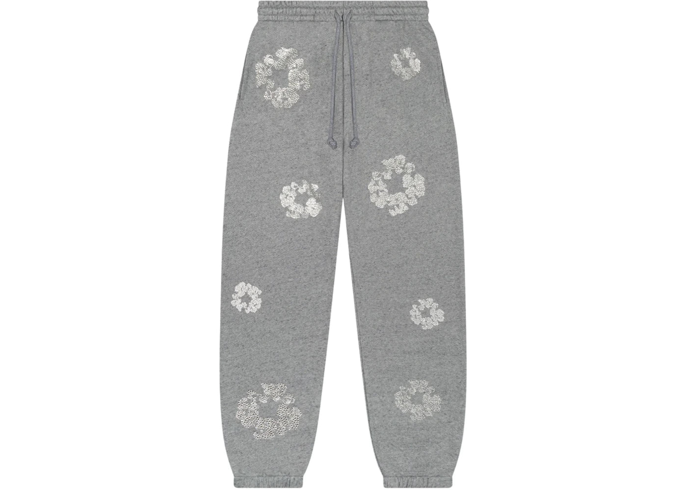 Denim Tears Cashmere Swarovski Cotton Wreath Sweatpants Grey