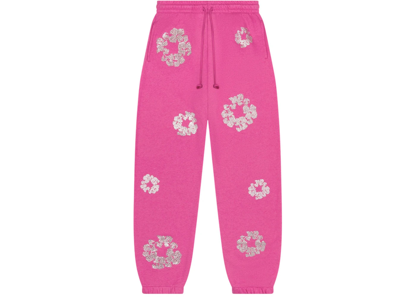 Denim Tears Cashmere Swarovski Cotton Wreath Sweatpants Pink
