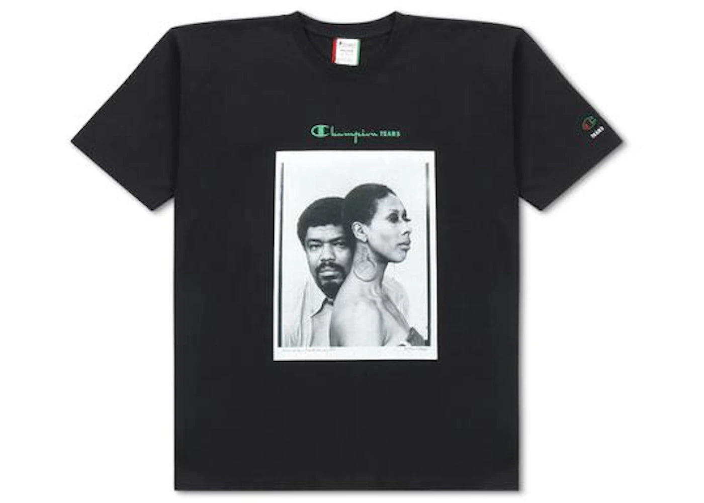 Denim Tears Champion Tears Crewneck T-shirt Black