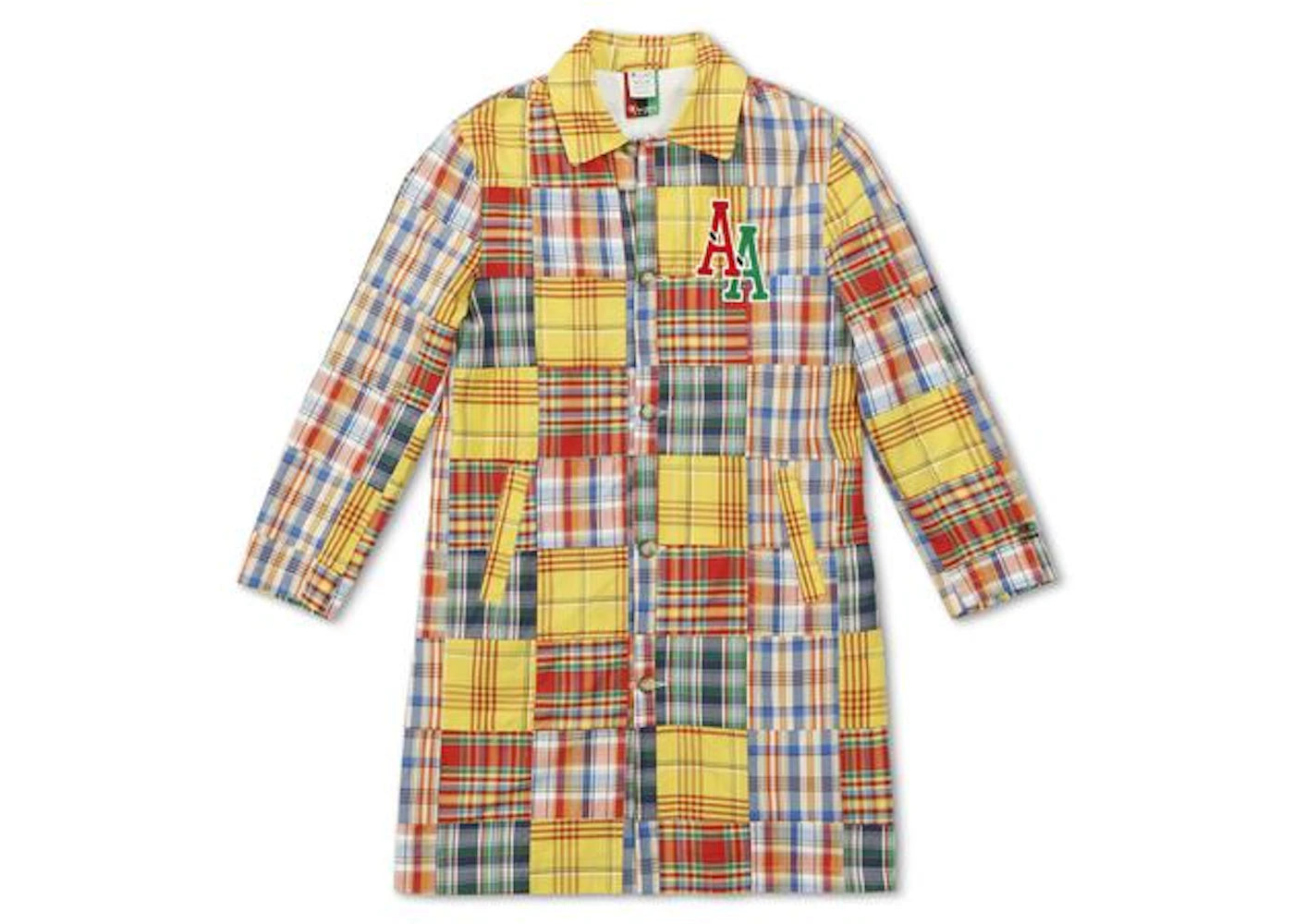 Denim Tears Champion Tears Madras Trench Coat Multi