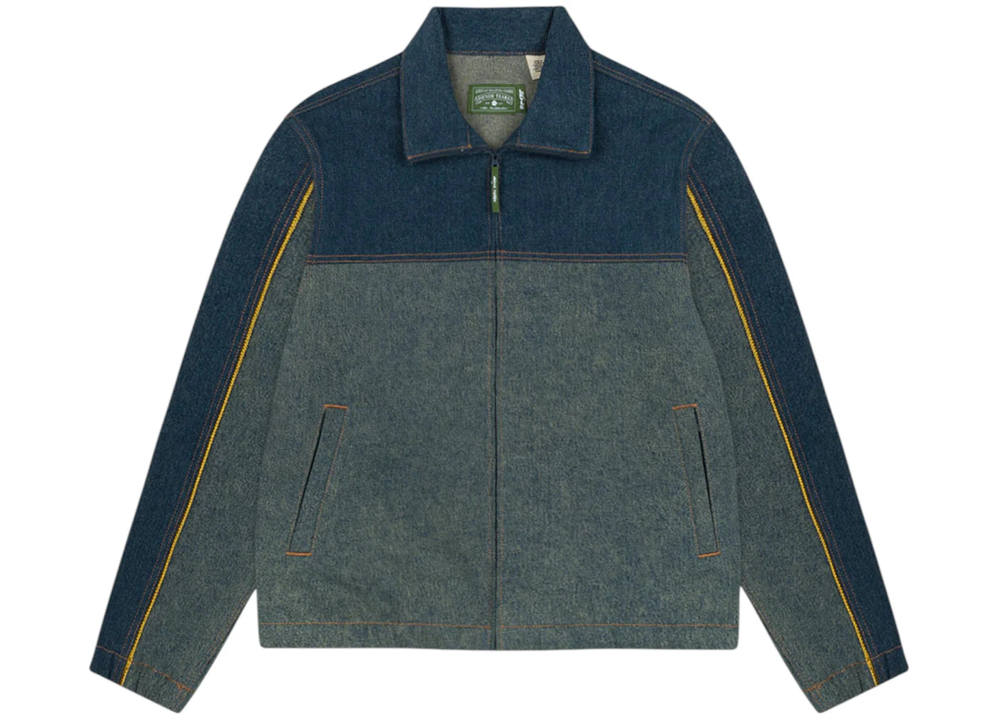 Denim Tears Cotton Fleur De-Lis Denim Track Jacket Multicolor