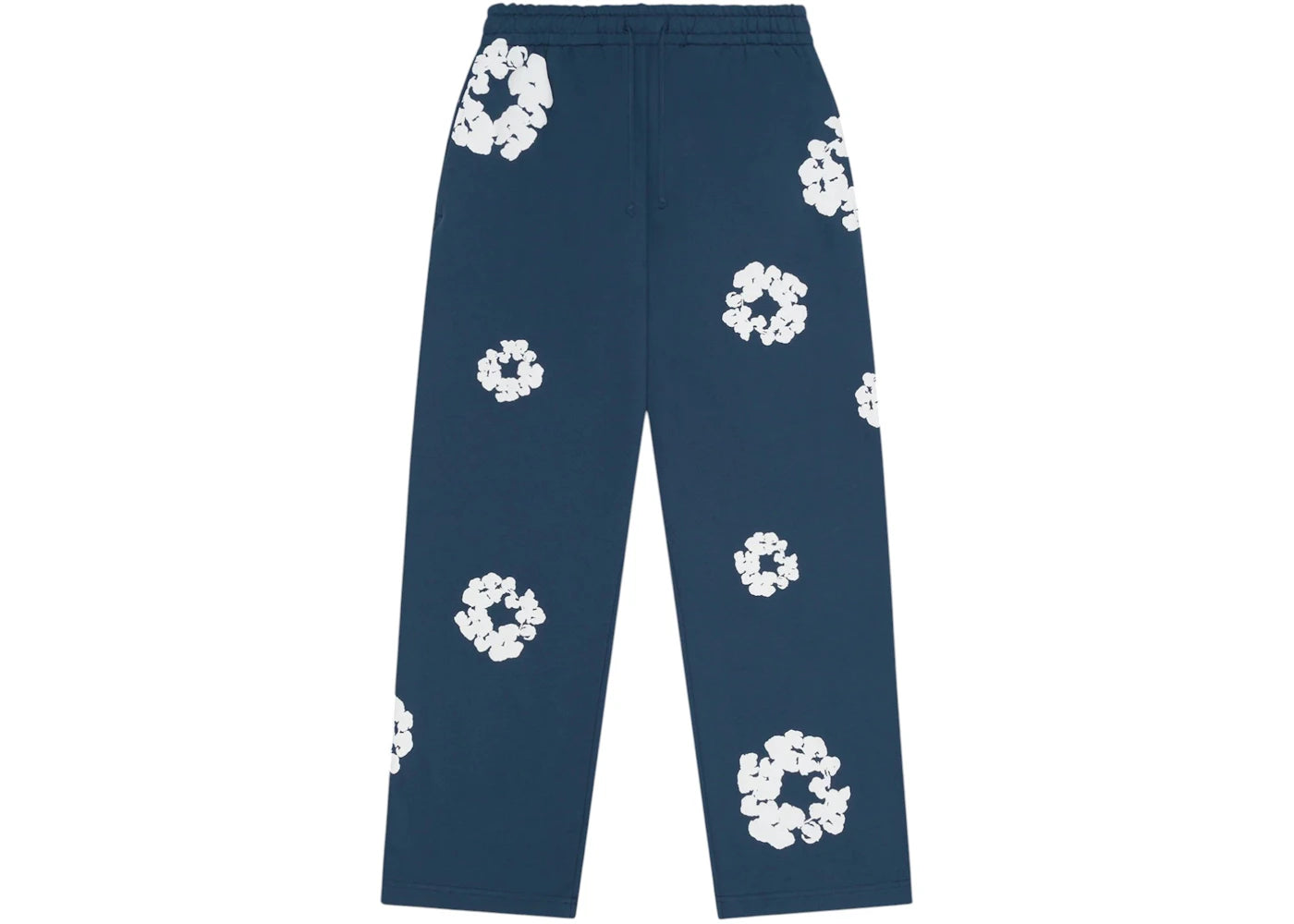 Denim Tears Cotton Wreath Baggy Sweatpants Navy