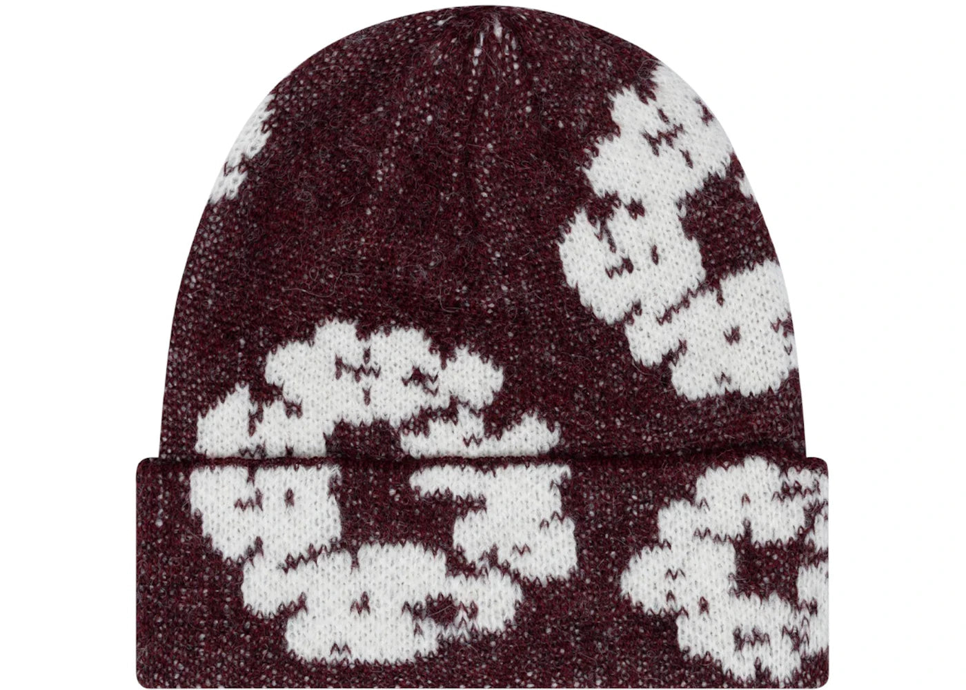 Denim Tears Cotton Wreath Beanie Maroon