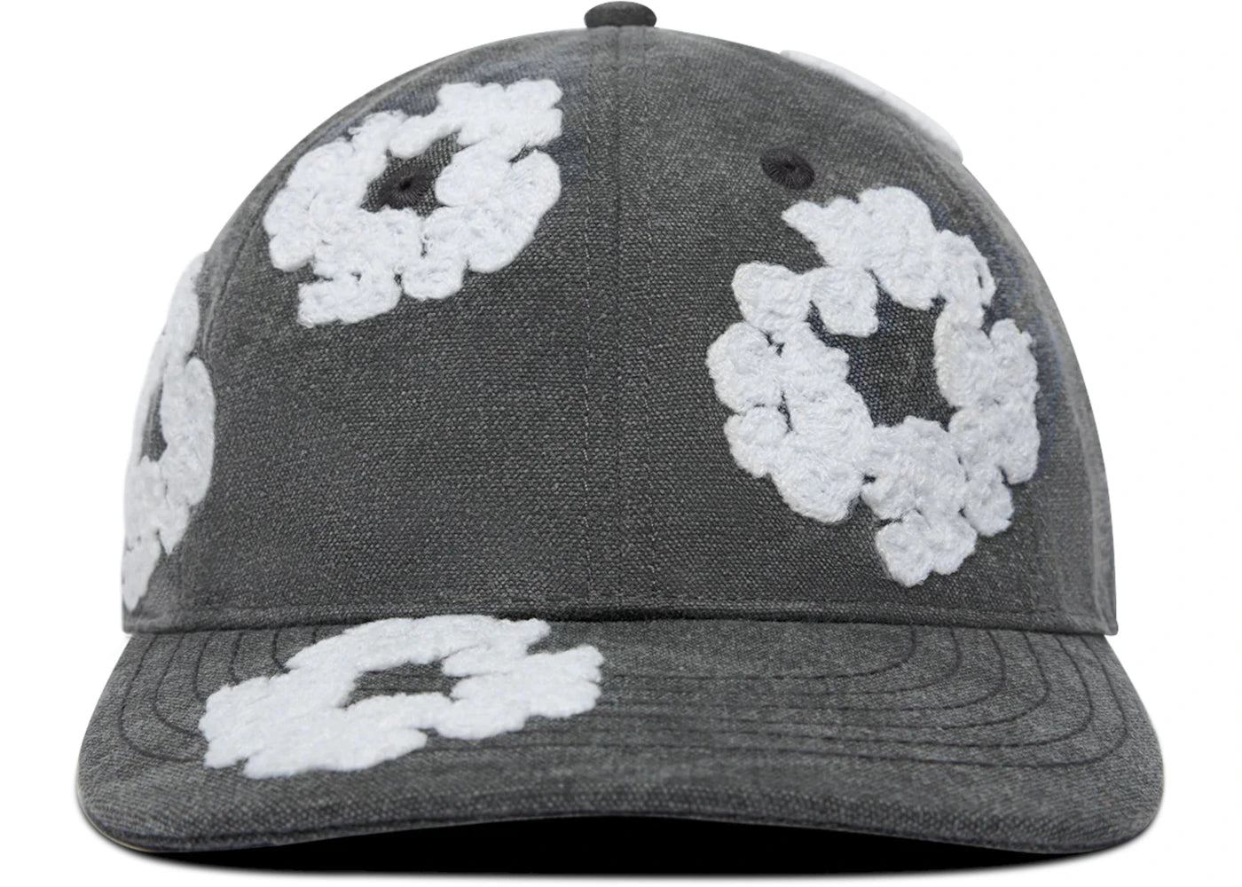 Denim Tears Cotton Wreath Dyed Cap Charcoal