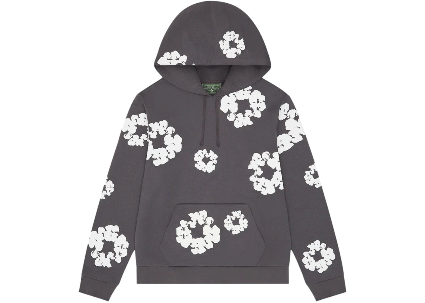 Denim Tears Cotton Wreath Hoodie Charcoal