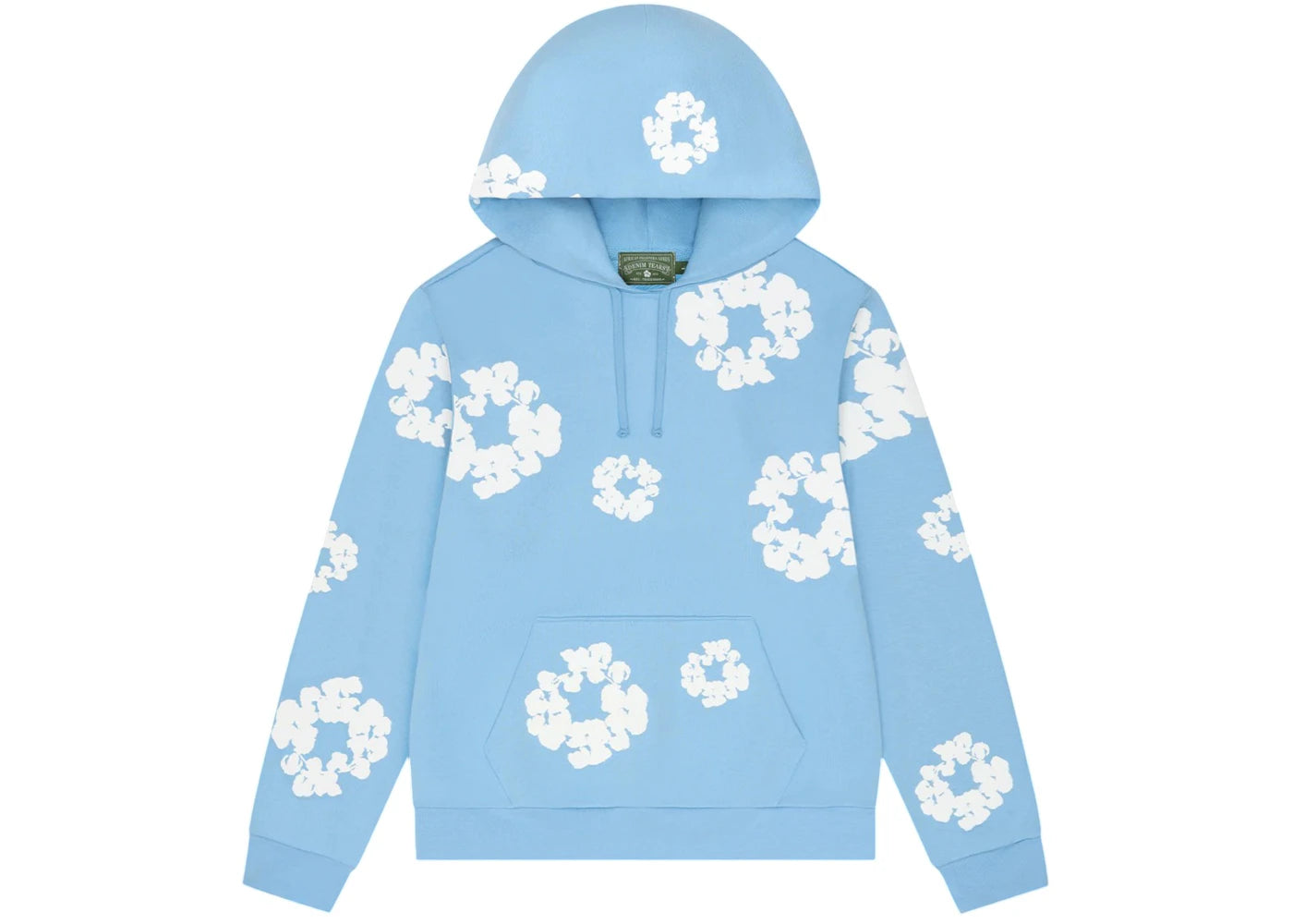 Denim Tears Cotton Wreath Hoodie Light Blue