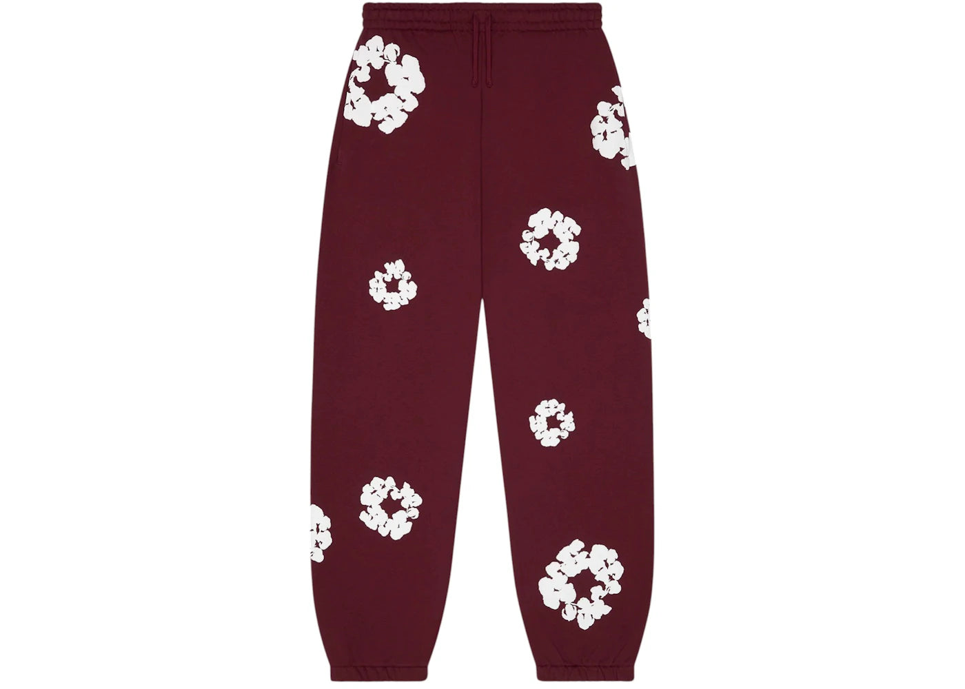 Denim Tears Cotton Wreath Sweatpants Burgundy