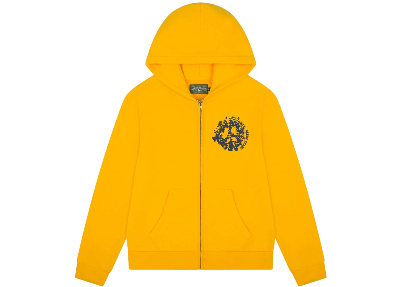 Denim Tears Denim University Zip Hoodie Yellow