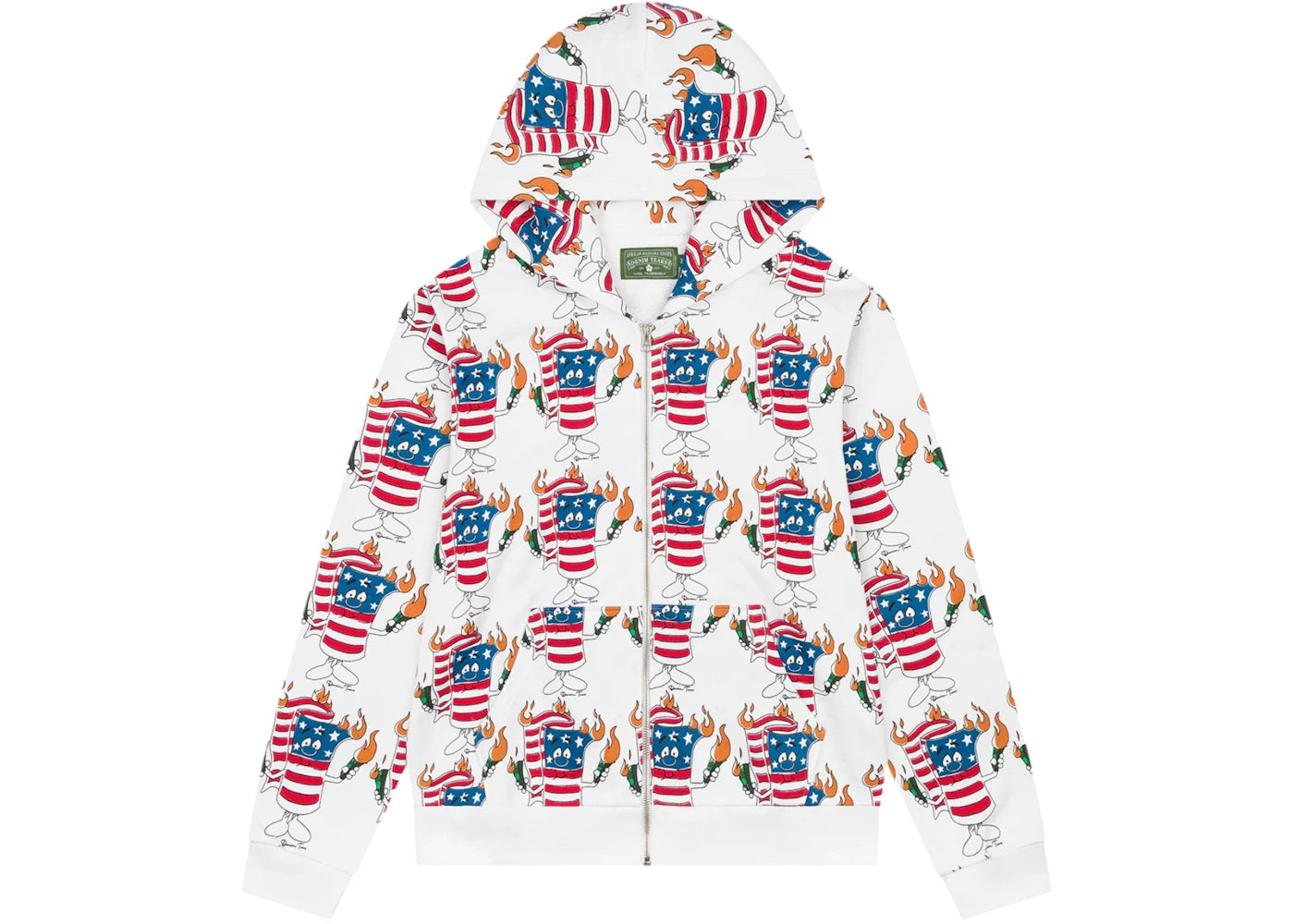 Denim Tears Firecracker Zip Hoodie Multicolor