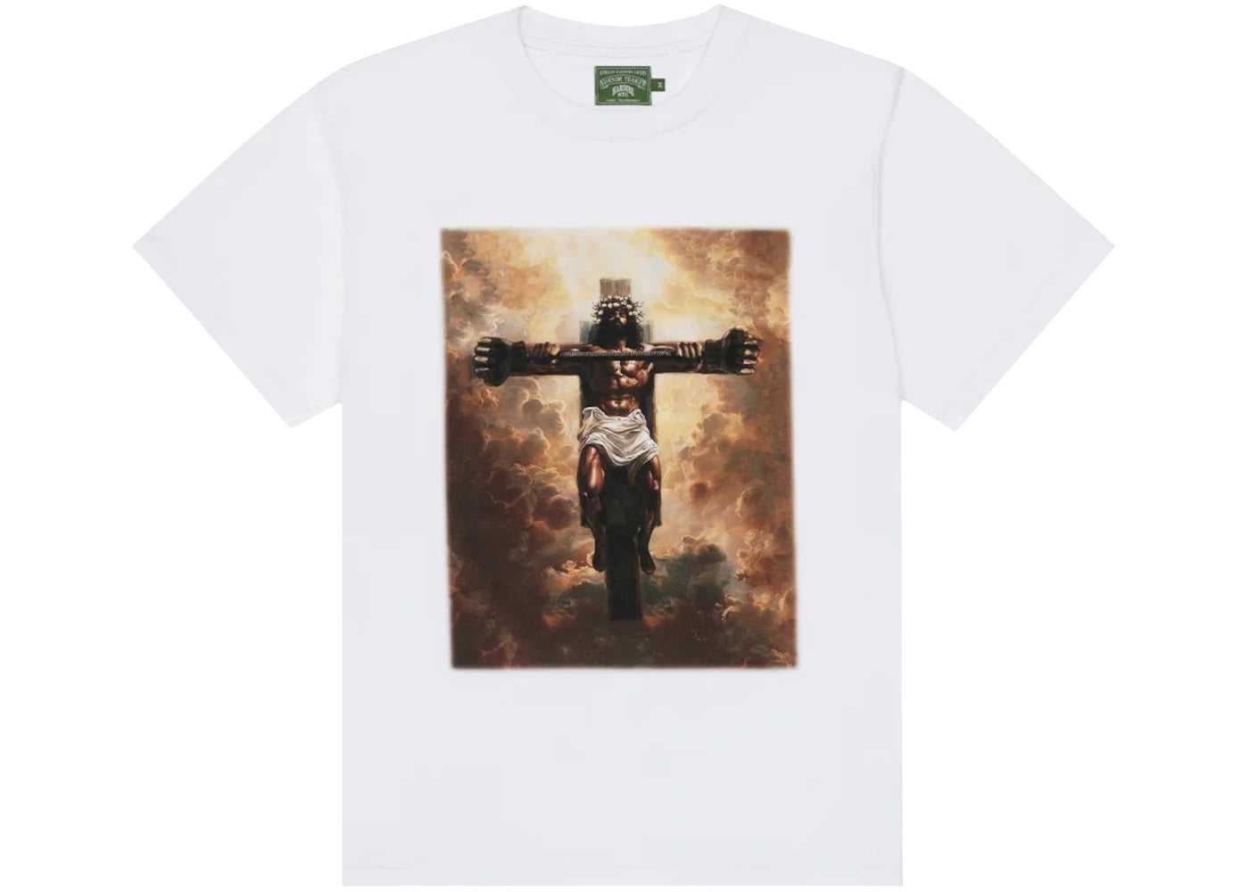 Denim Tears Hardies Tears Buff Jesus Tee White