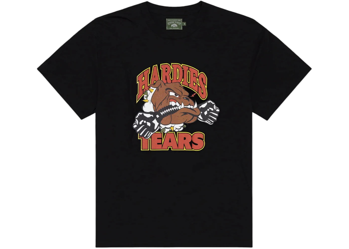 Denim Tears Hardies Tears Bulldog Tee Black
