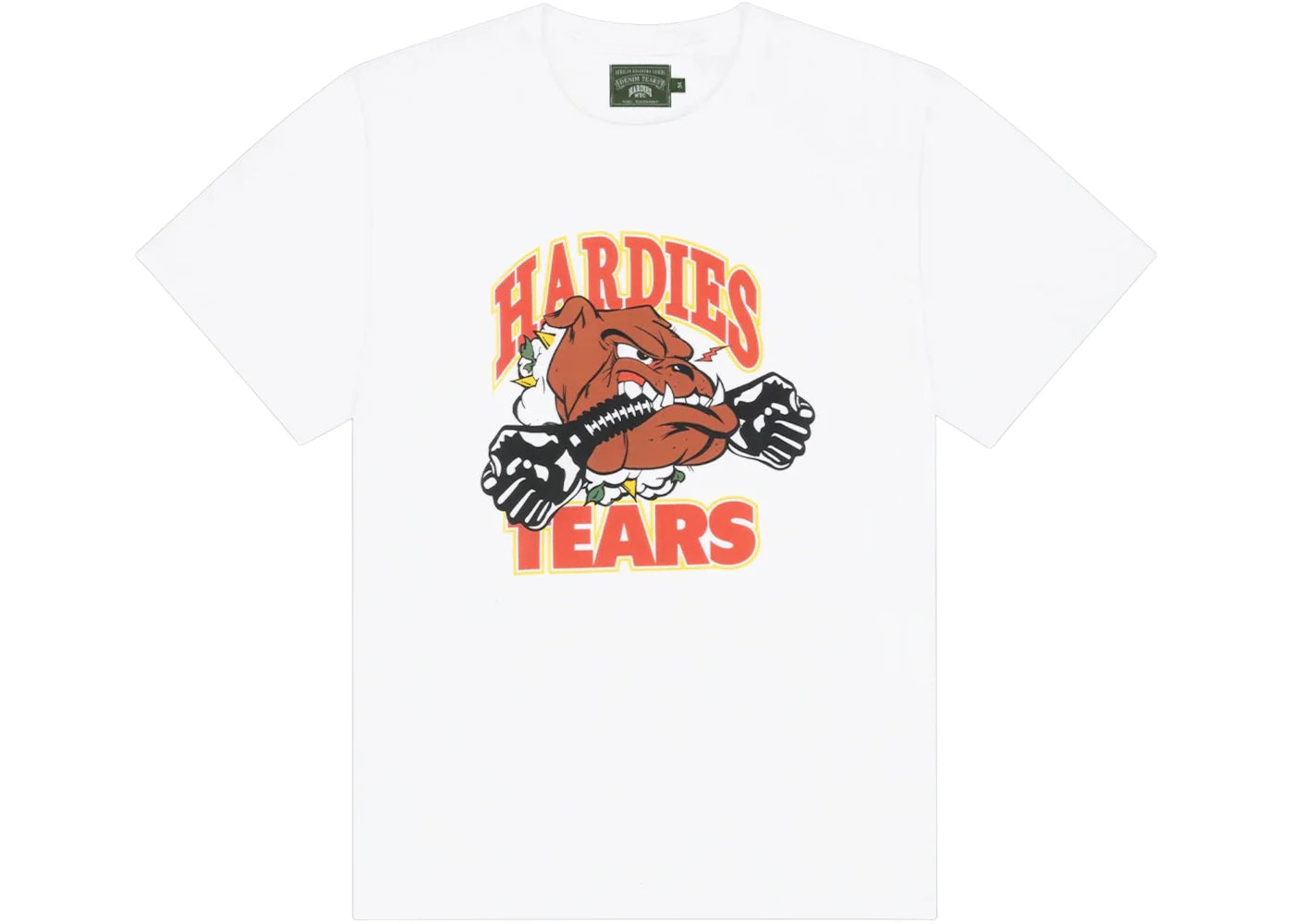 Denim Tears Hardies Tears Bulldog Tee White
