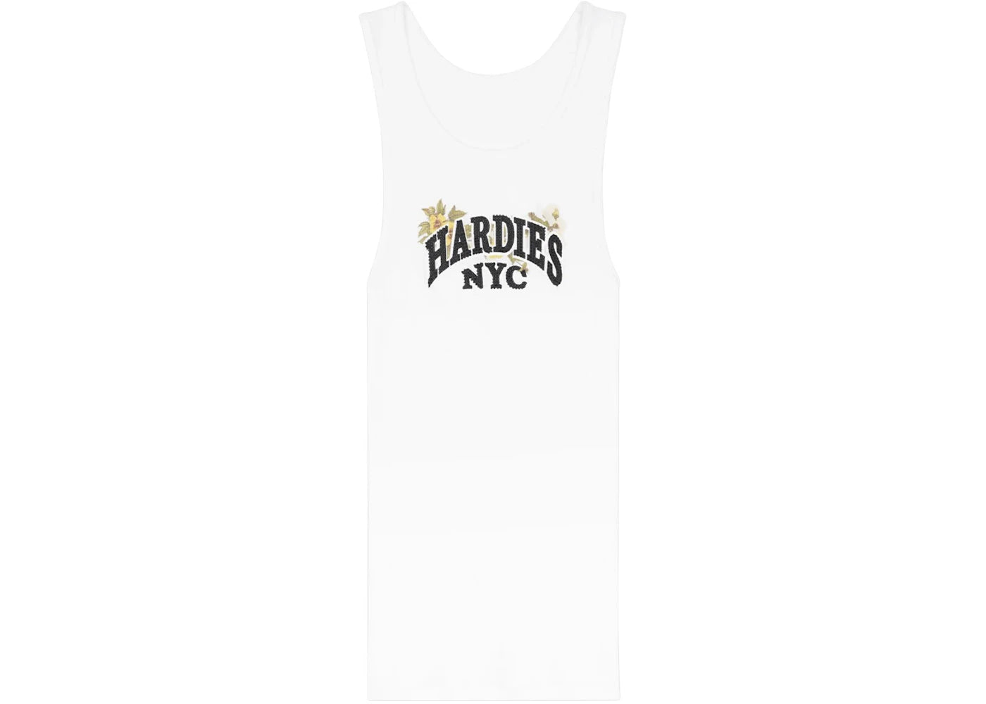 Denim Tears Hardies Tears Rhinestone Tank Top White
