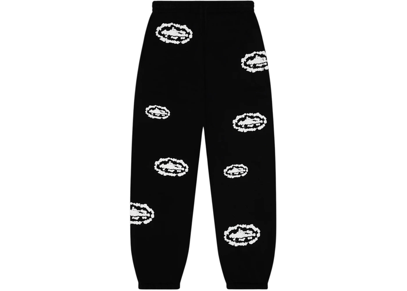 Denim Tears x Corteiz Island Wreath Sweatpants Black