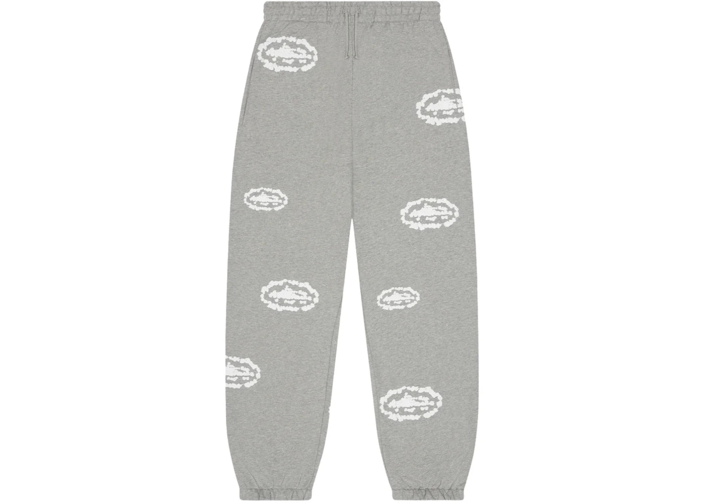 Denim Tears x Corteiz Island Wreath Sweatpants Grey