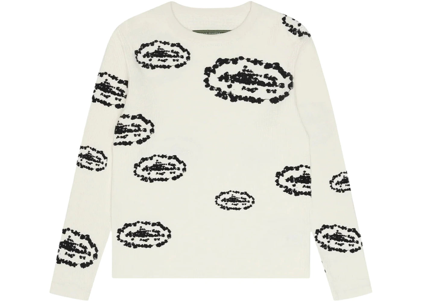 Denim Tears x Corteiz Island Wreath Waffle Thermal Cream