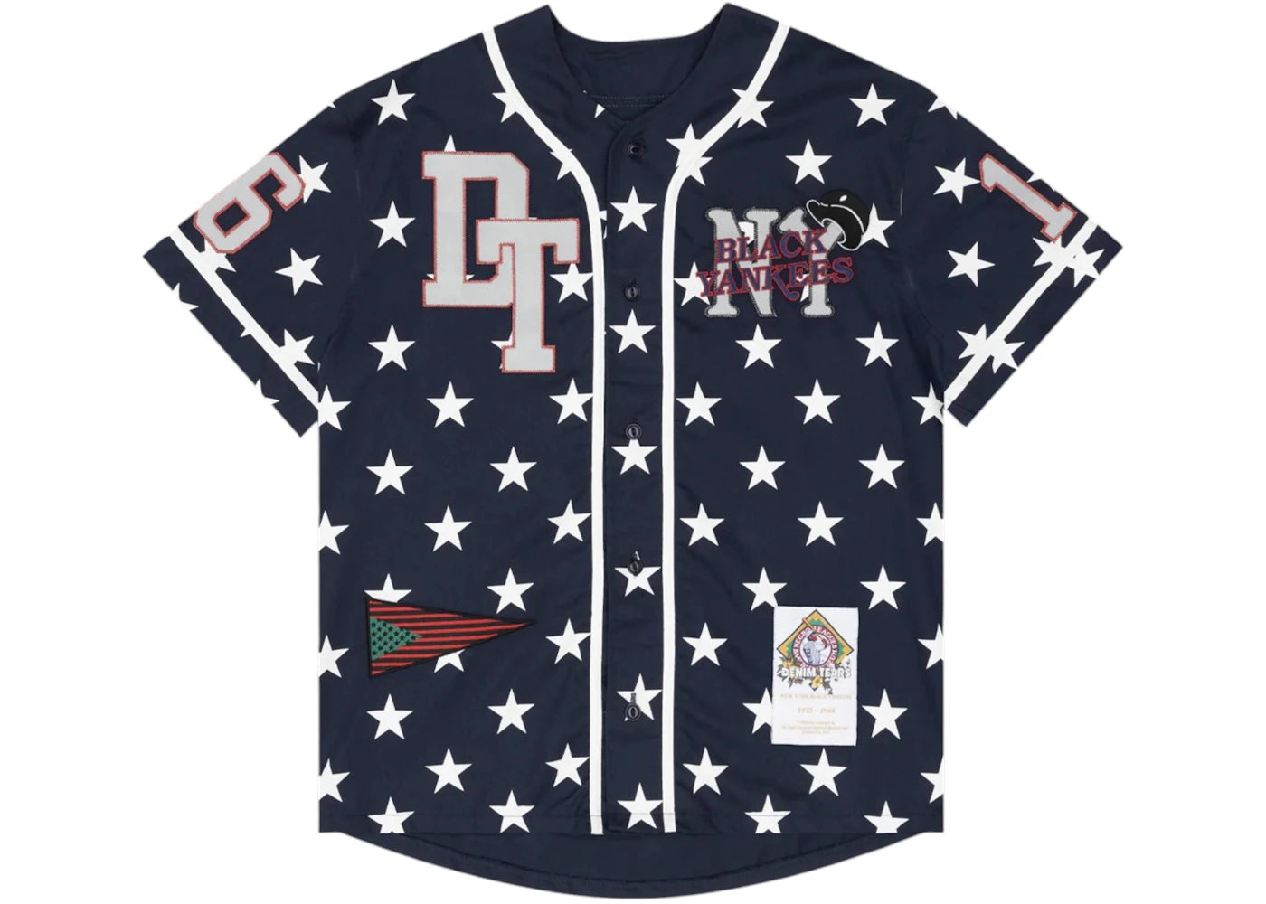 Denim Tears Jenkins Baseball Jersey Black