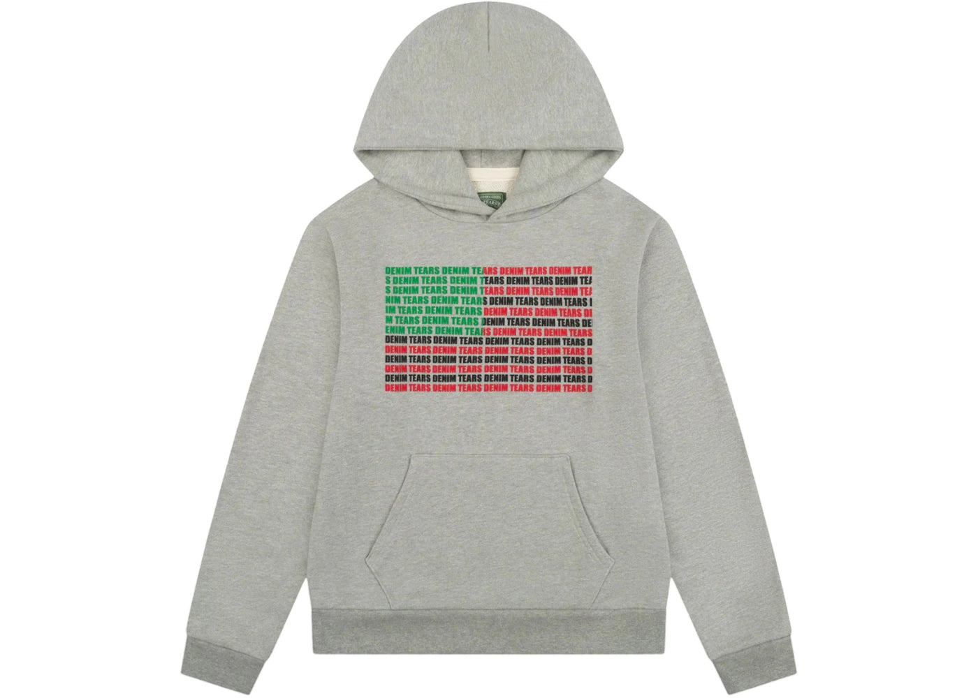 Denim Tears Logo Flag Hoodie Grey
