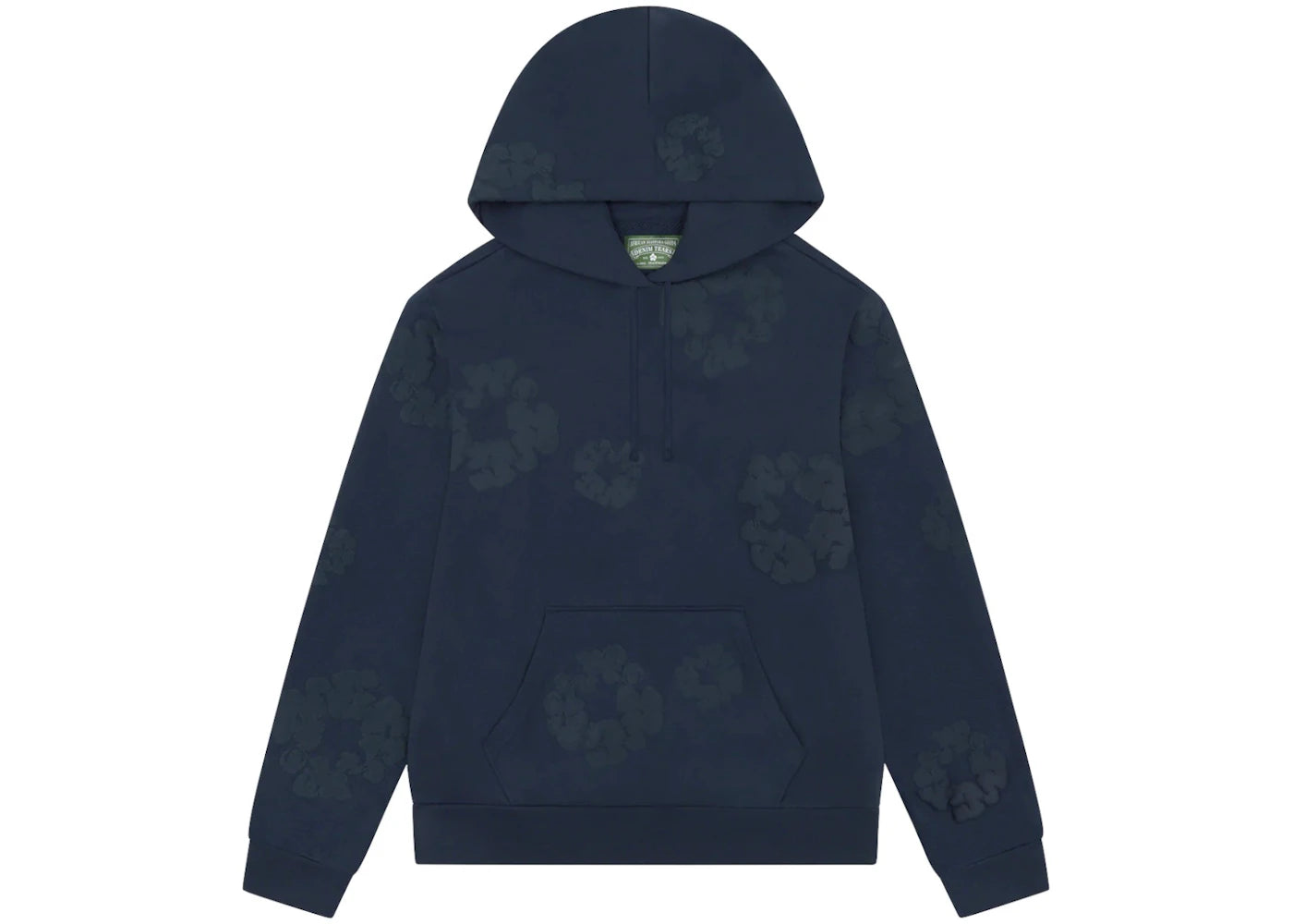 Denim Tears Mono Cotton Wreath Hoodie Navy