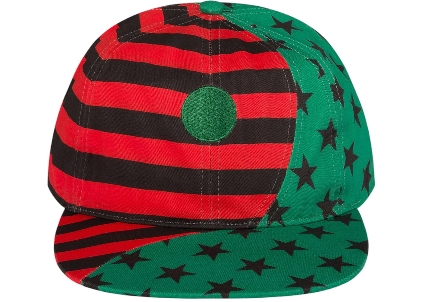 Denim Tears Pan African American Flag Yin Yang Hat Multicolor
