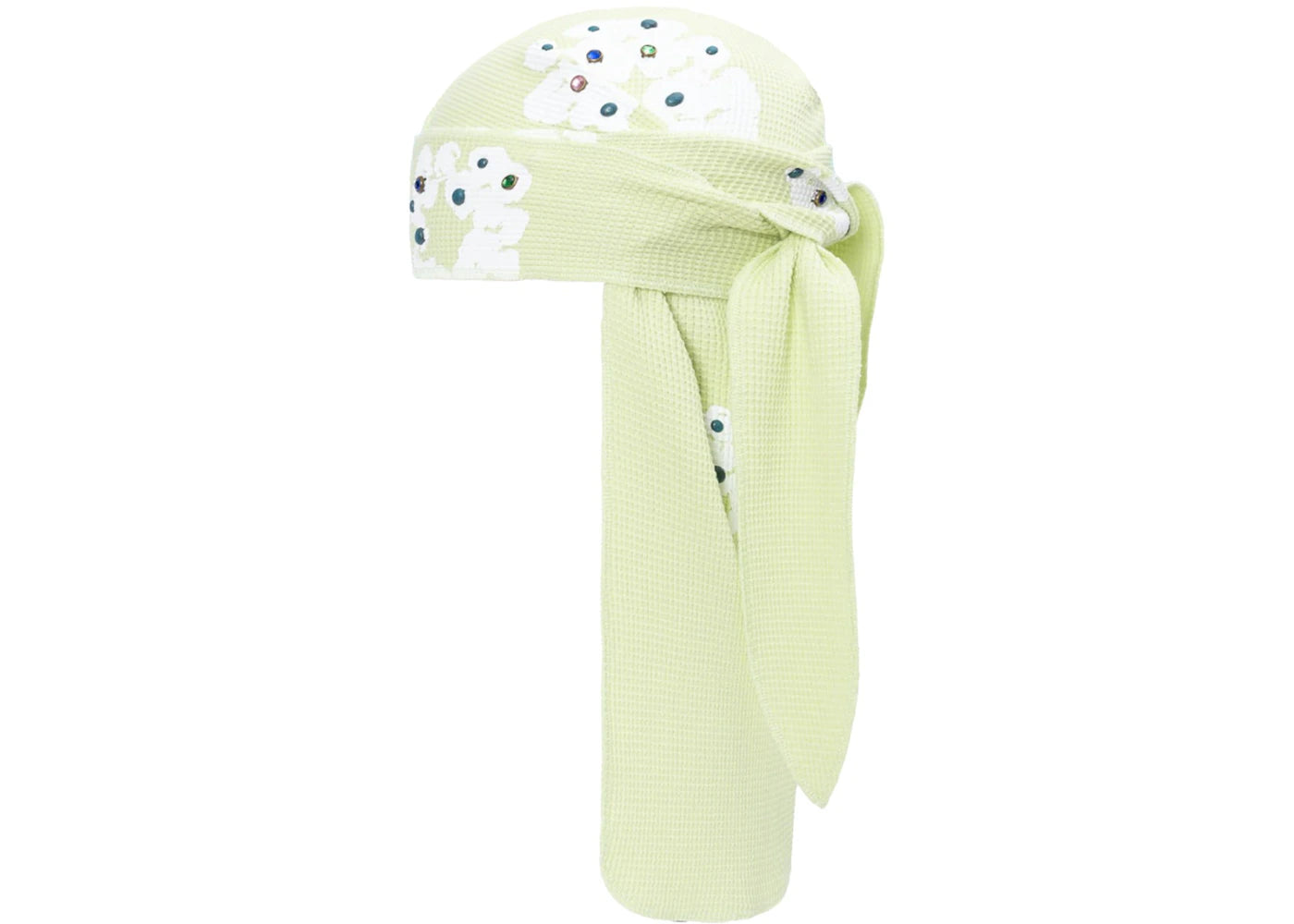 Denim Tears Rhinestone Cotton Wreath Durag Mint