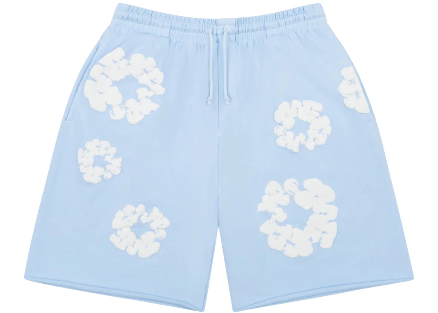 Denim Tears The Cotton Wreath Sweatshorts Powder Blue