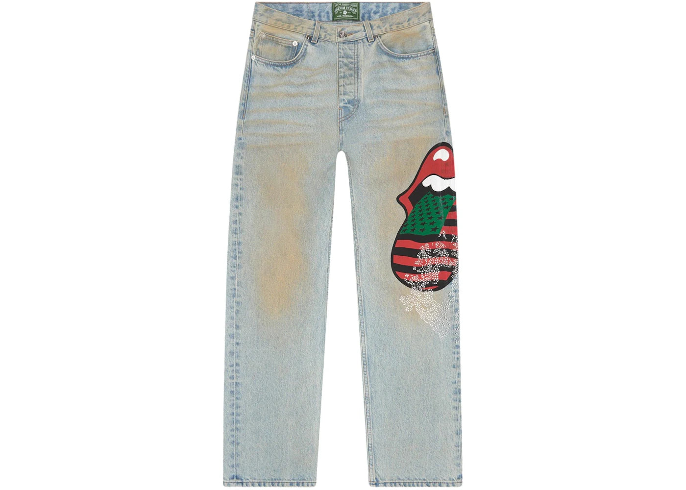 Denim Tears x Rolling Stones AOP Denim Pant Blue
