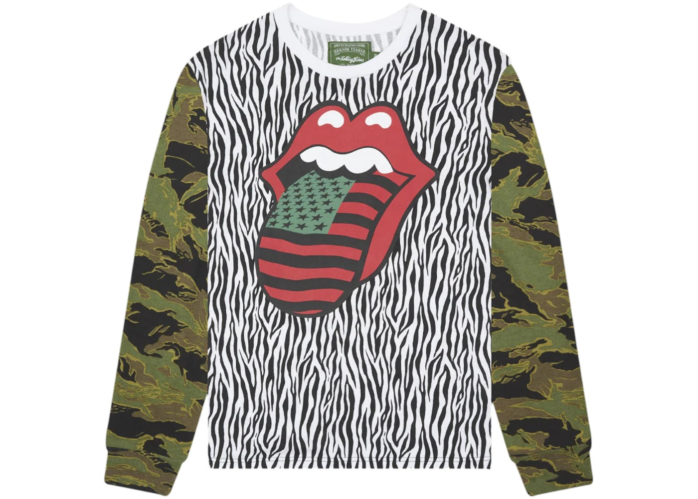 Denim Tears x Rolling Stones L/S Tee Multicolor