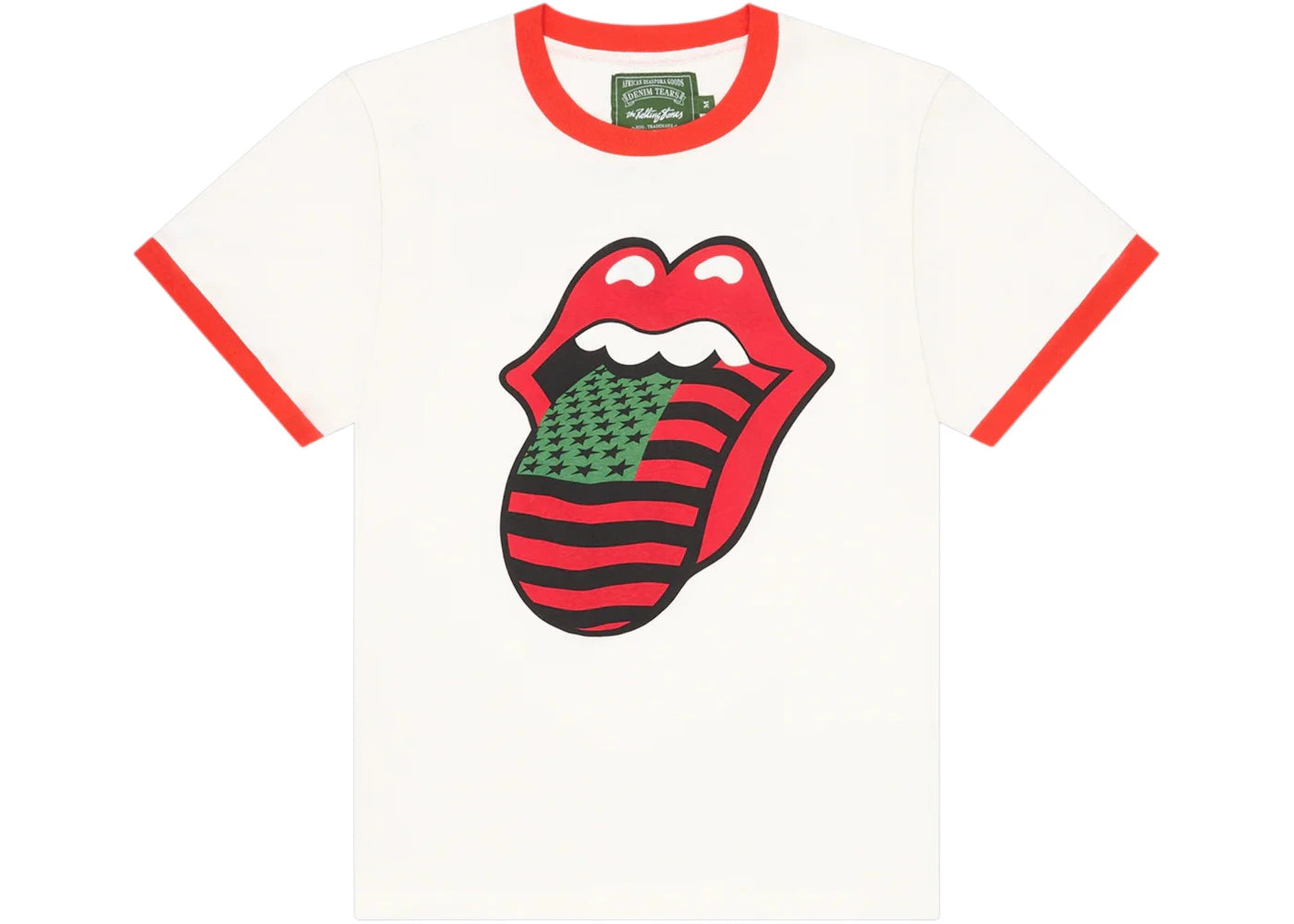 Denim Tears x Rolling Stones Ringer Tee Multicolor