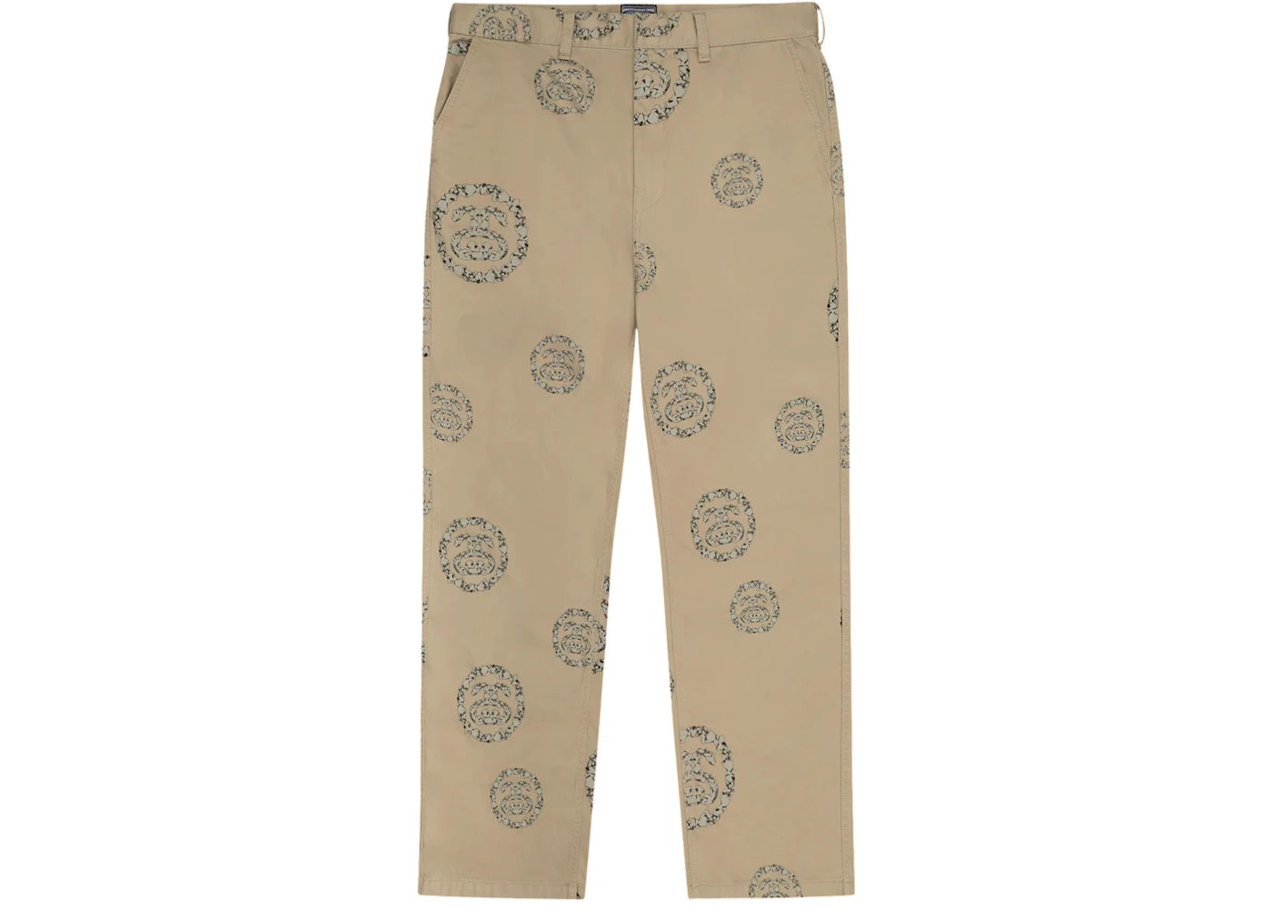 Denim Tears x Stussy Double S Wreath Chino Pant Khaki Brown