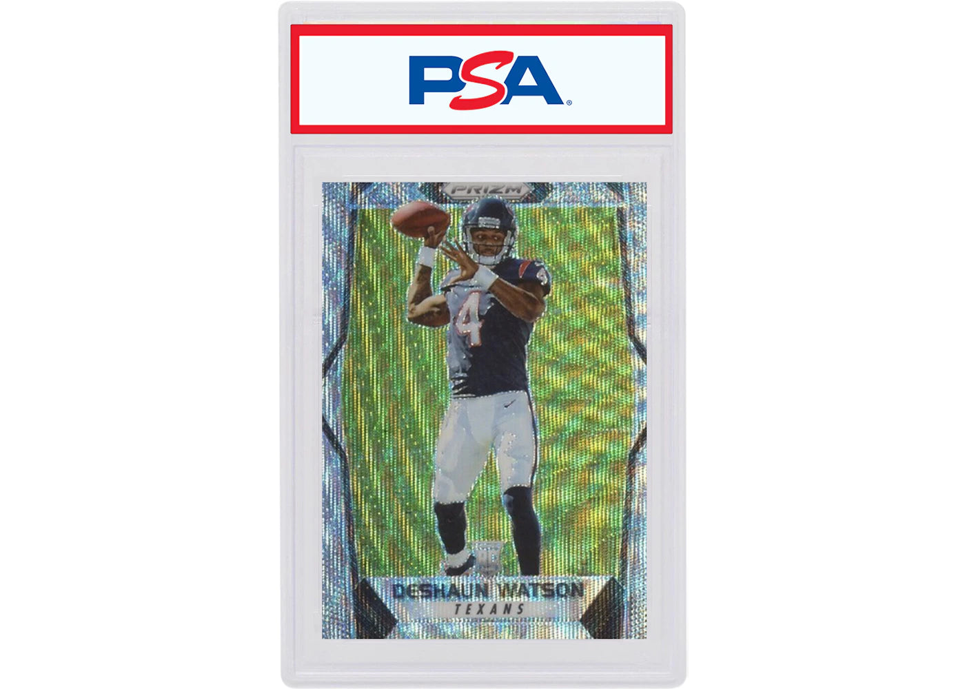 Deshaun Watson 2017 Panini Prizm Rookie Blue Wave /149 #279 (PSA or BGS Graded)