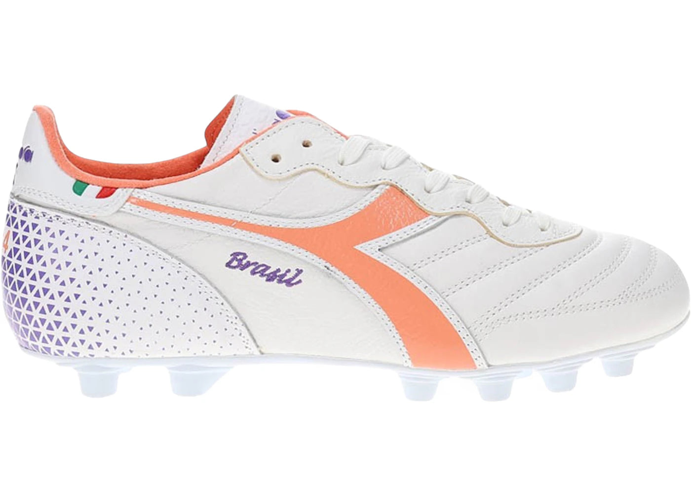 Diadora Brasil Italy OG GR LT+ MDPU FG White Fresh Salmon