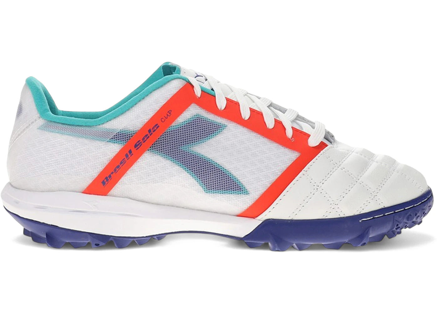 Diadora Brasil Sala Cup TF White Navy