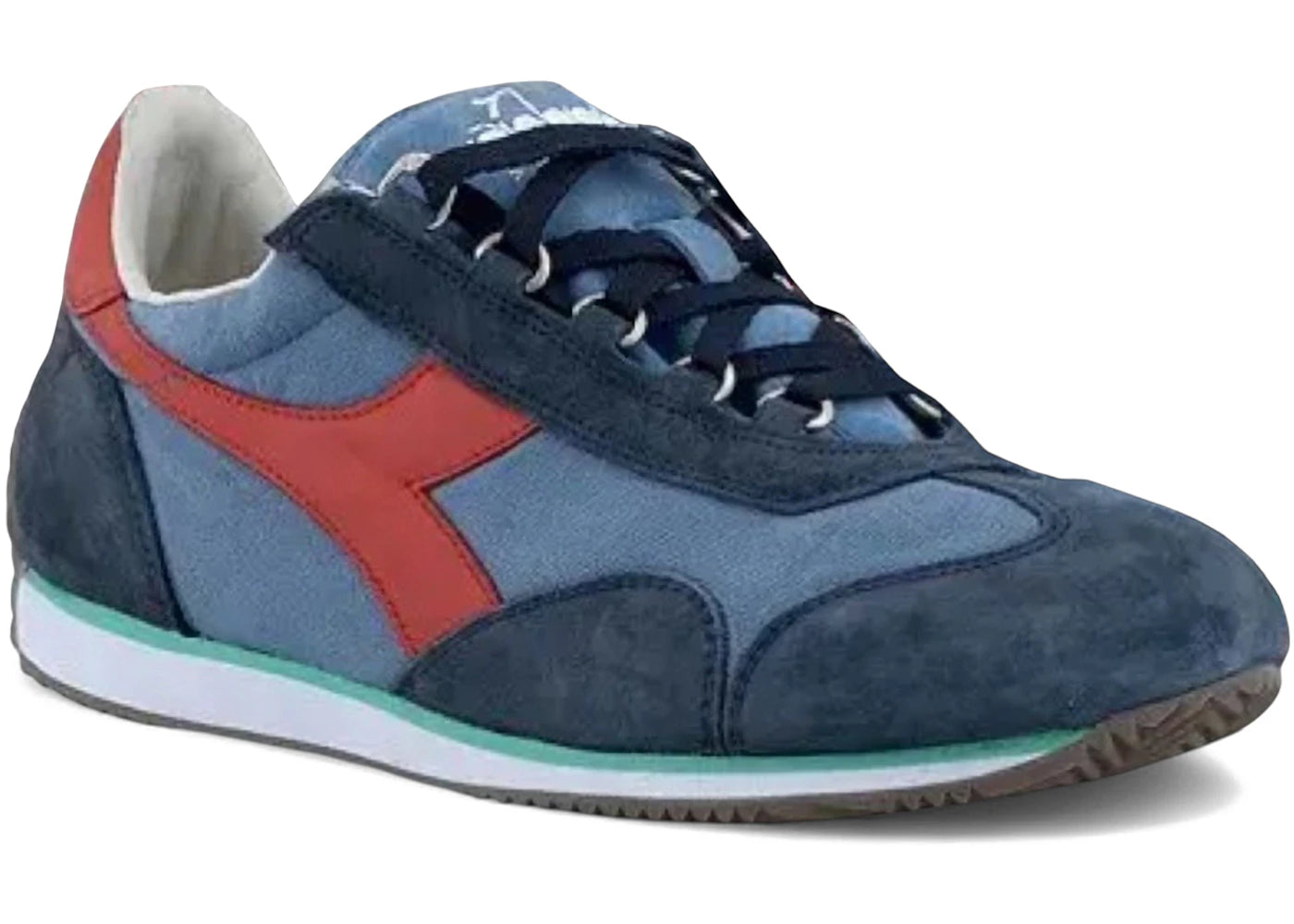 Diadora Equipe Stone Wash 12 Bluestone Fiery Orange