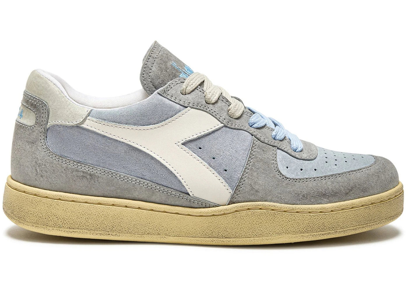 Diadora Mi Basket Suede Low Blue Cachemire Grey